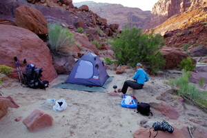 Paria Canyon - 3rd Campsite South Of FT Johnson Marker